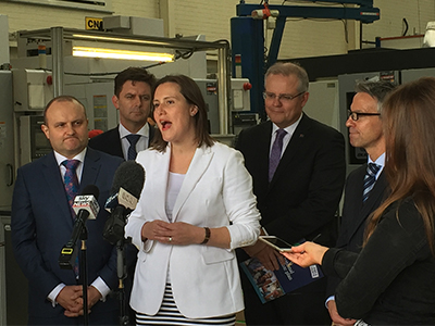 Photo of Kelly O'Dwyer as minister for small business